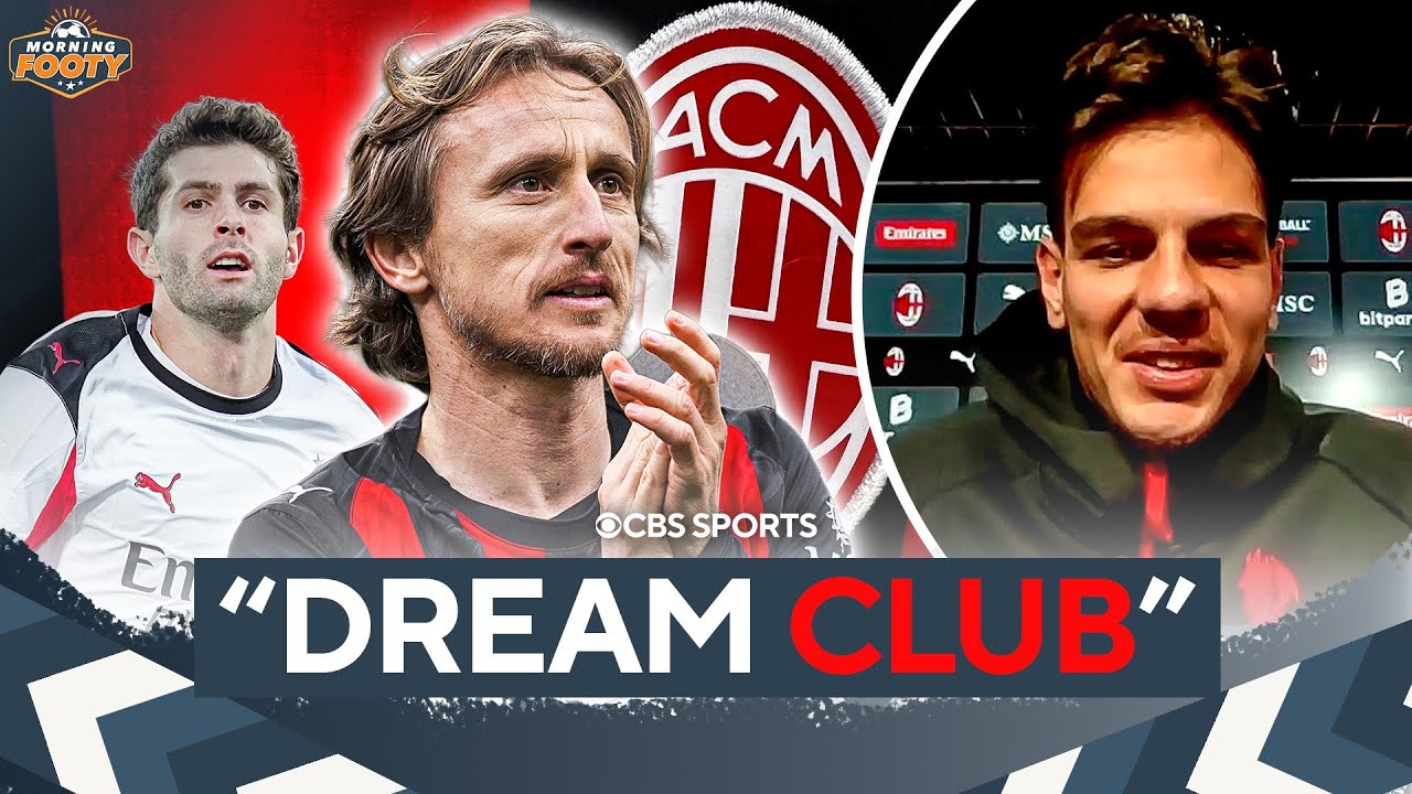 AC Milan's Ardon Jashari on playing with Pulisic & Modrić | JOURNEY to Serie A | Morning Footy