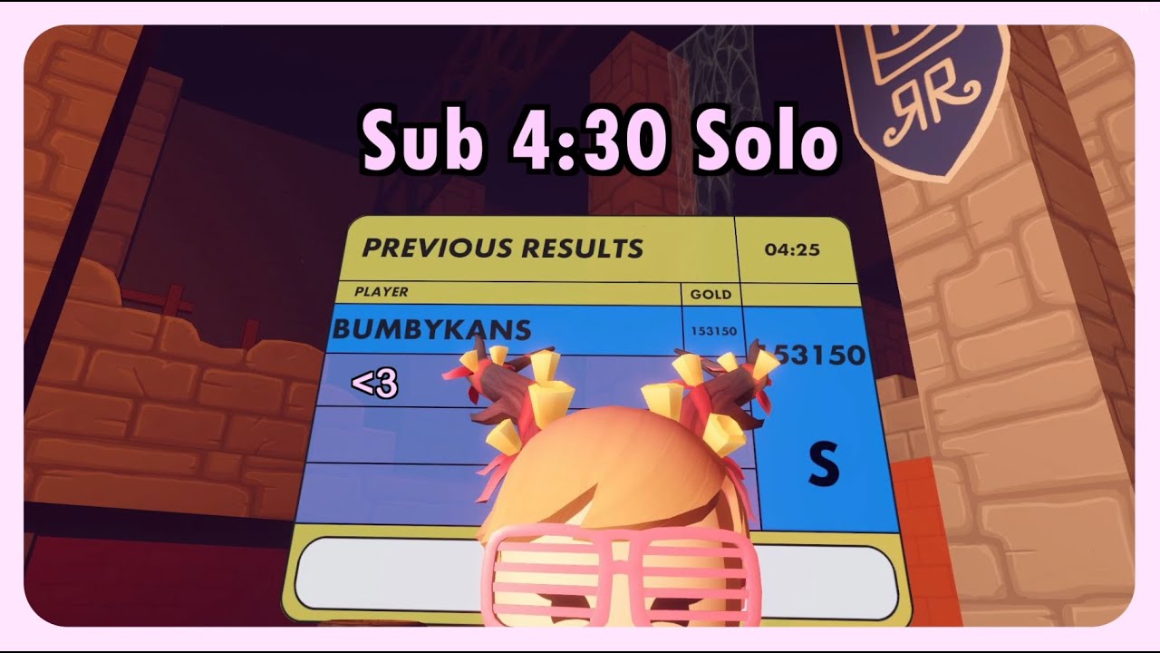 4:25 Any% GT Solo I SUB 4:30!