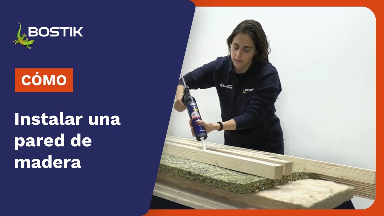 ¿Cómo instalar una pared de madera? ¡con el adhesivo de agarre inmediato Turbo! | Bostik España