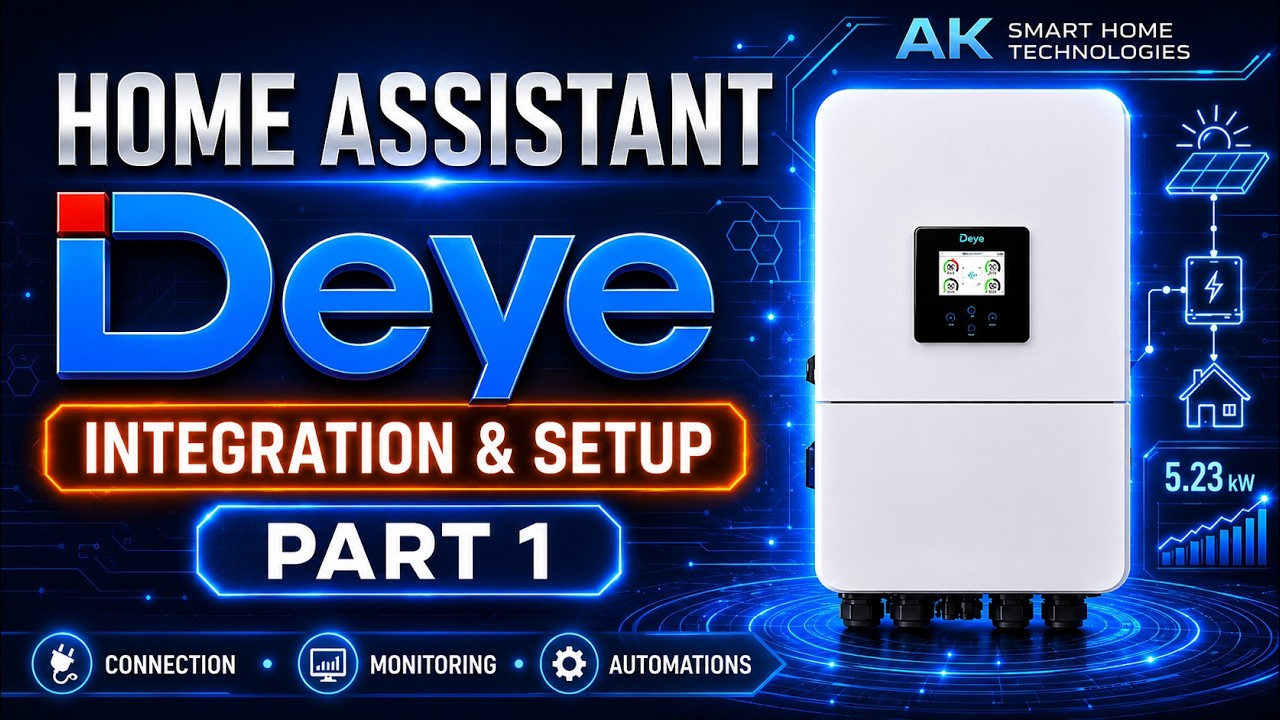 Home Assistant - интеграция и работа с инверторами Deye, часть 1
