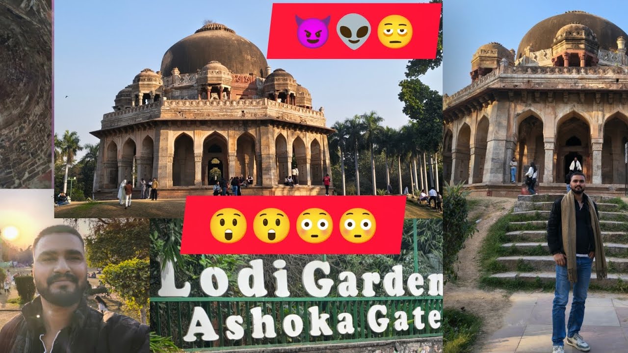 Day 25 delhi lodhi garden 👽😈☠️ ll enjoy traveling ll 