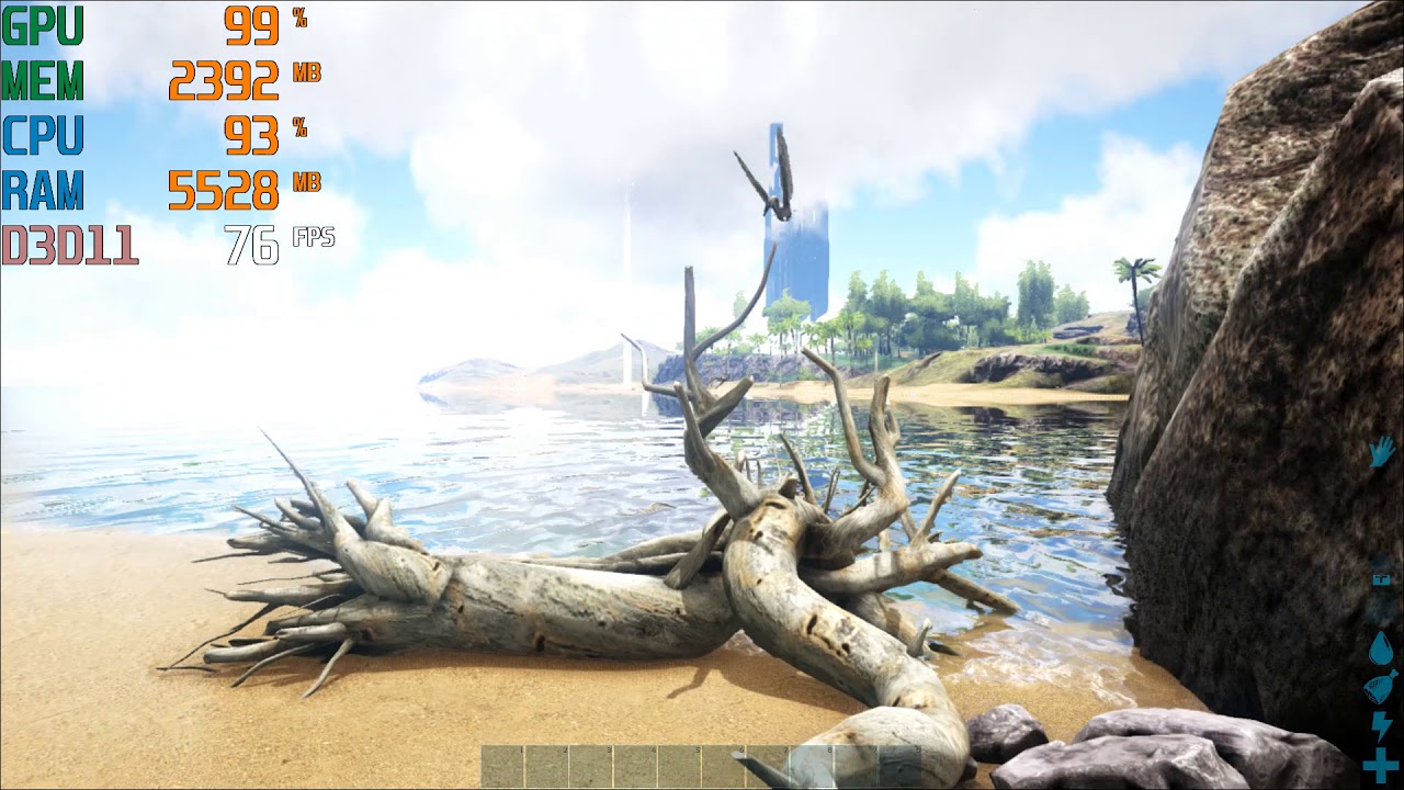 Ark Survival Evolved - i5-2500, 8GB RAM, 4GB GTX 980 - Medium Settings 1080P