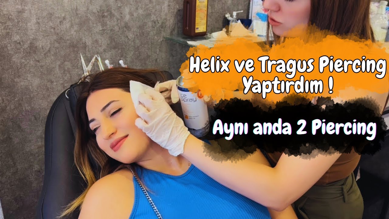 Helix ve Tragus Piercing Yaptırdım! 🙃 Arabama İlk Hasarım 🚘😕