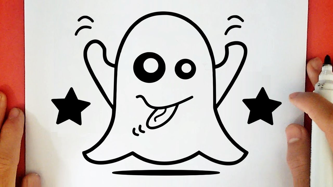 COMMENT DESSINER UN EMOJI FANTÔME