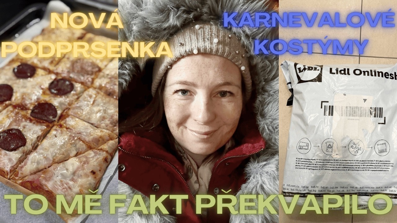 TO MĚ FAKT PŘEKVAPILO🤔| SHÁNÍM KARNEVALOVÉ KOSTÝMY👯| NOVÁ PODPRSENKA🤩| POŘÁD NEMOCNÁ🤧
