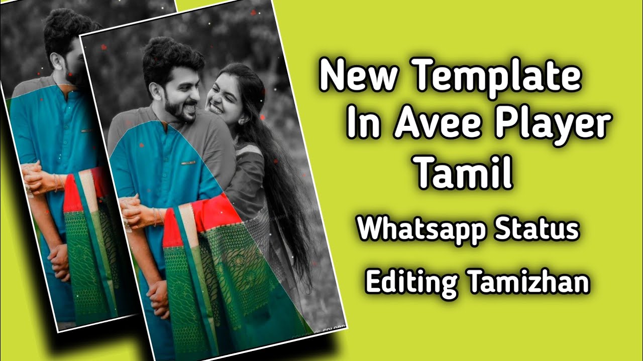 😍😘Avee Player Template Tutorial | How to Create Avee Player Template For Tamil | Editing Tamizhan