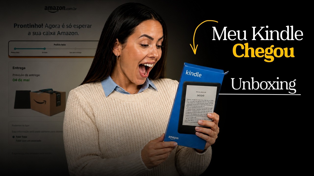 Kindle Paperwhite 11ª - Unboxing e Impressões