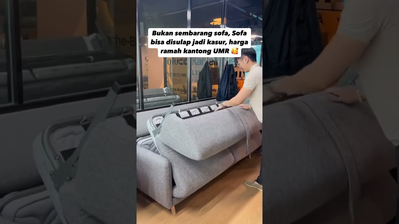 Sofa lipat enak bgt ditaro di ruang tamu #sofalipat #shorts #viral