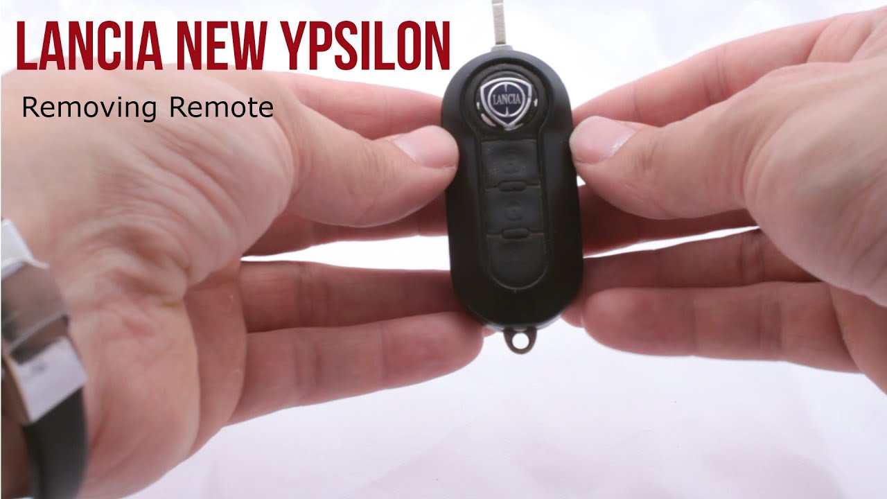 Lancia New Ypsilon Removing Remote Smontaggio Telecomando