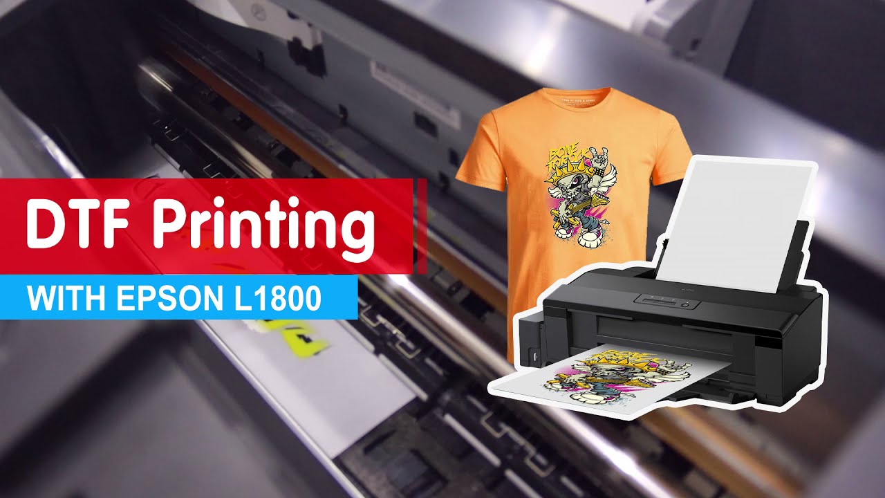 New DTF modify printer, custom T-shirt heat transfer printing, no weed, no cut.