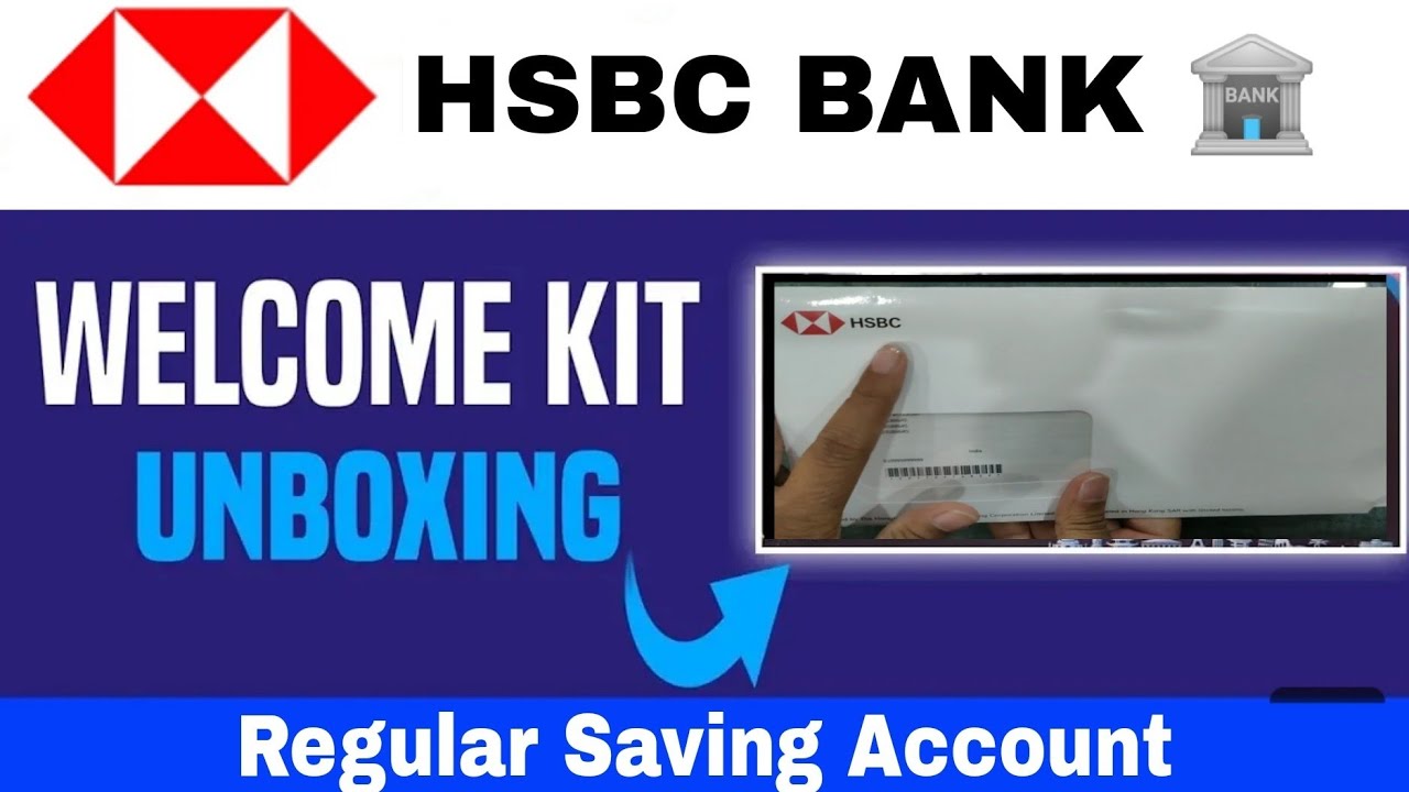 HSBC unboxing welcome kit // welcome kit unboxing of HSBC Bank