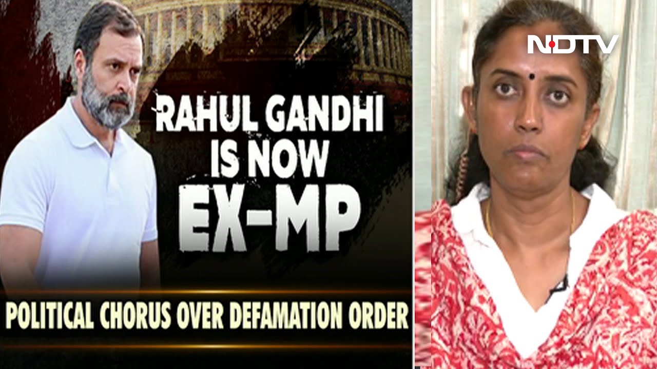 Rahul Gandhi Disqualified Because He Spoke Truth To Power: Congress MP | Breaking Views