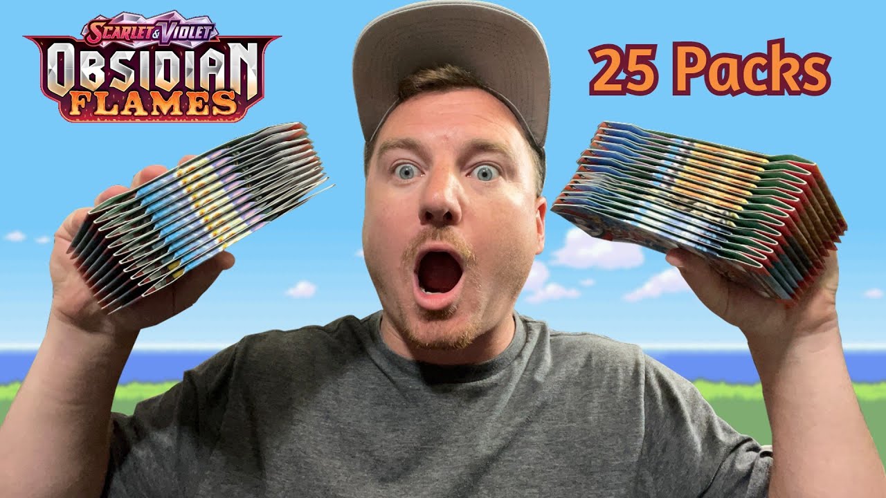 Opening An Entire Case Of Obsidian Flames Sleeved Boosters