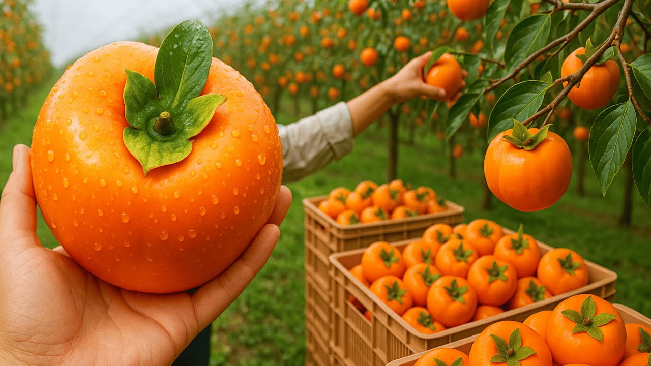As&iacute; se CULTIVA la FRUTA de LUJO: El CAQUI MILLONARIO de JAP&Oacute;N
