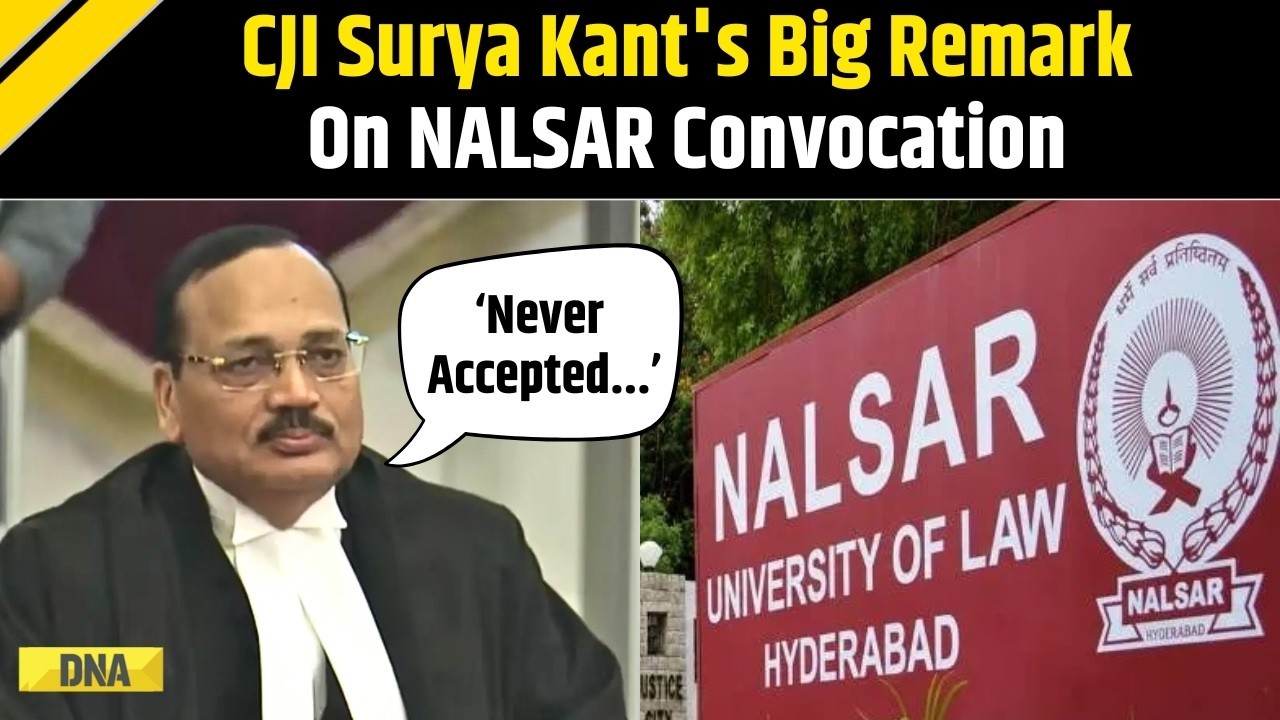 NALSAR Controversy: CJI Surya Kant Denies Accepting NALSAR Convocation Invitation