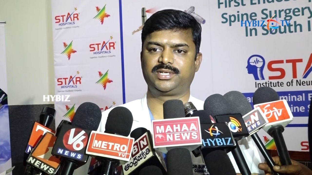 Dr Sukumar Sura || First Endoscopic Laser Spine Surgery Center Started in Star Hospitals, Hyderabad