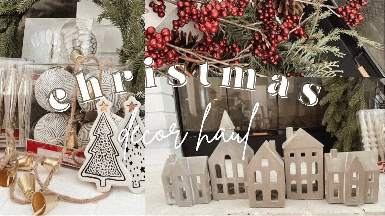 CHRISTMAS HOME DECOR HAUL 2021 | hobby lobby, walmart, at home