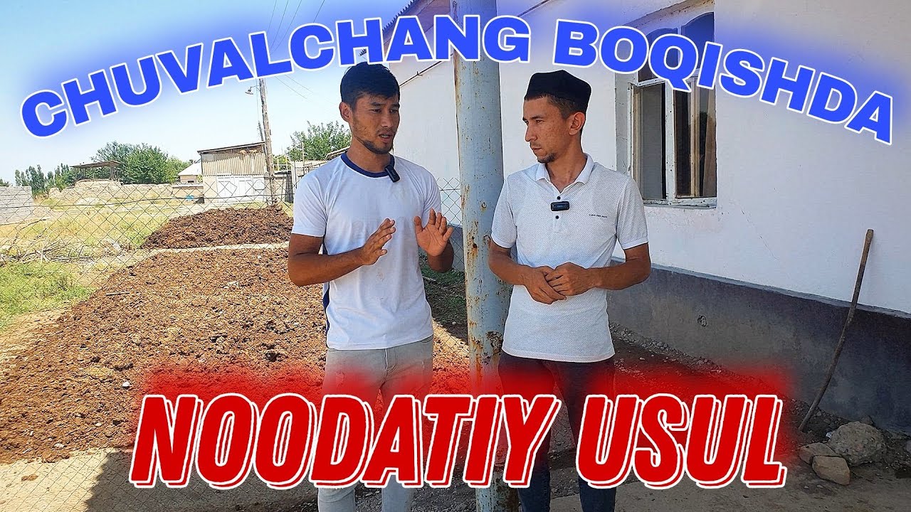 Chuvalchang boqishni noodatiy usulini ko'ring. Biogumus