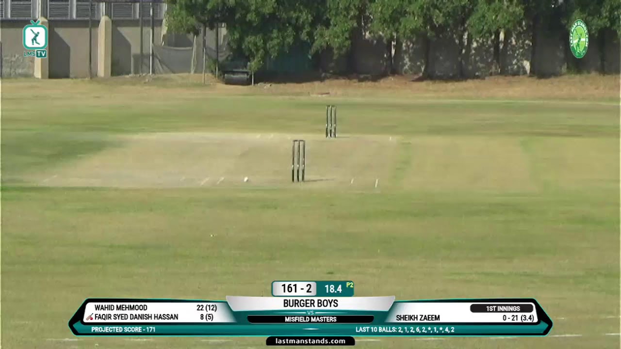 Burger Boys vs Misfield Masters | Islamabad | Pakistan