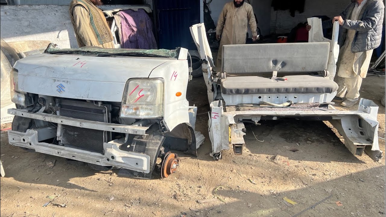 Japan Imported Cut Car Project – Full Front & Rear Half Body in Workshop | Restoration Start