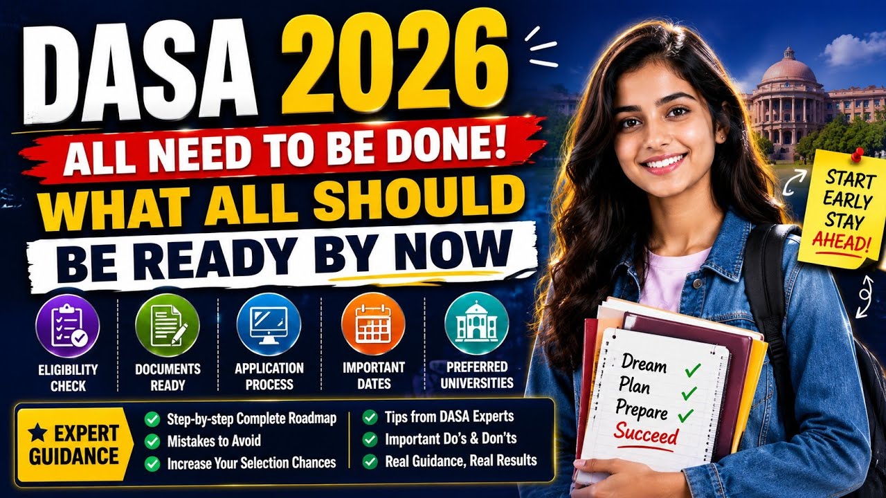 DASA 2026 Complete Checklist | What Should Be Ready By Now?