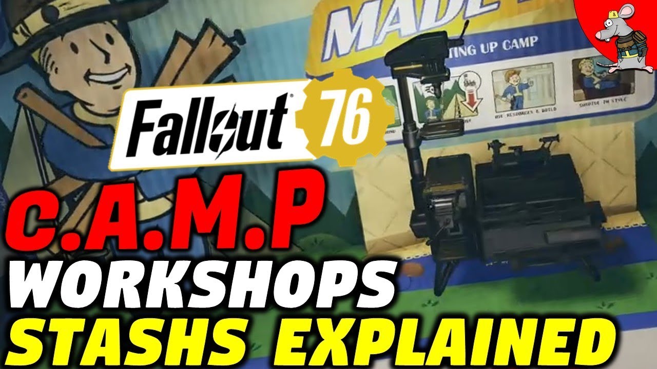 Fallout 76 Camps, Blueprints, Workshops, Stash's And Crafting Explained