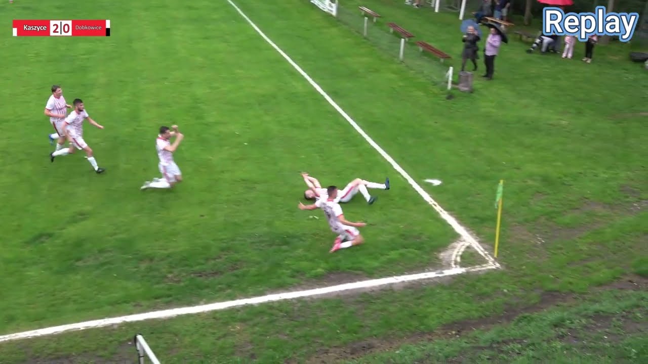 Biało-Czerwoni Kaszyce 6:4 Dąb Dobkowice skr&oacute;t meczu klasy okręgowej 03.05.2025