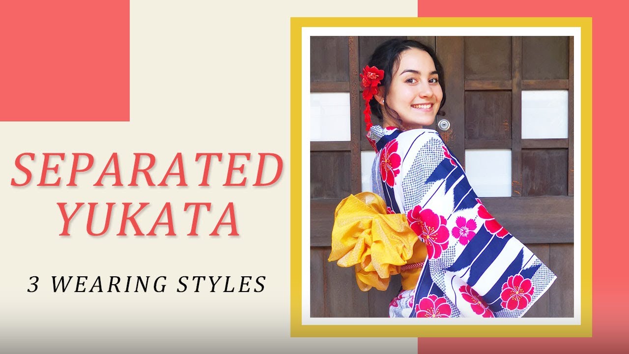 Separated Summer Kimono- 3 wearing styles