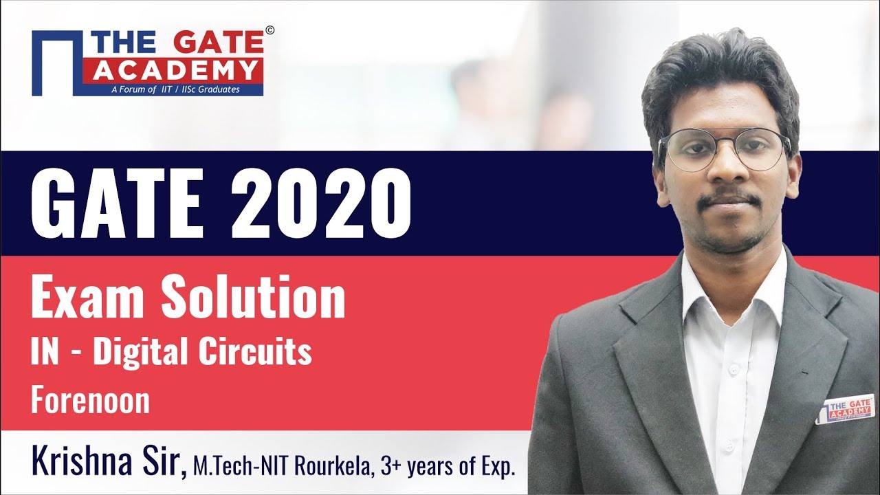 GATE 2020 Answer Key with Solutions for IN Paper &ndash; Digital Circuits (Memory-Based, 5Qs)