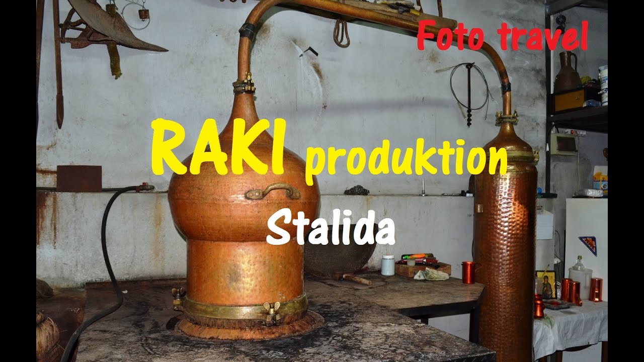 Production of RAKI, Crete, Stalida / Перегонка РАКИ, Крит, Сталида