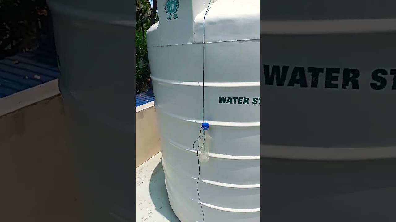 Manual Water level indicator using bottle