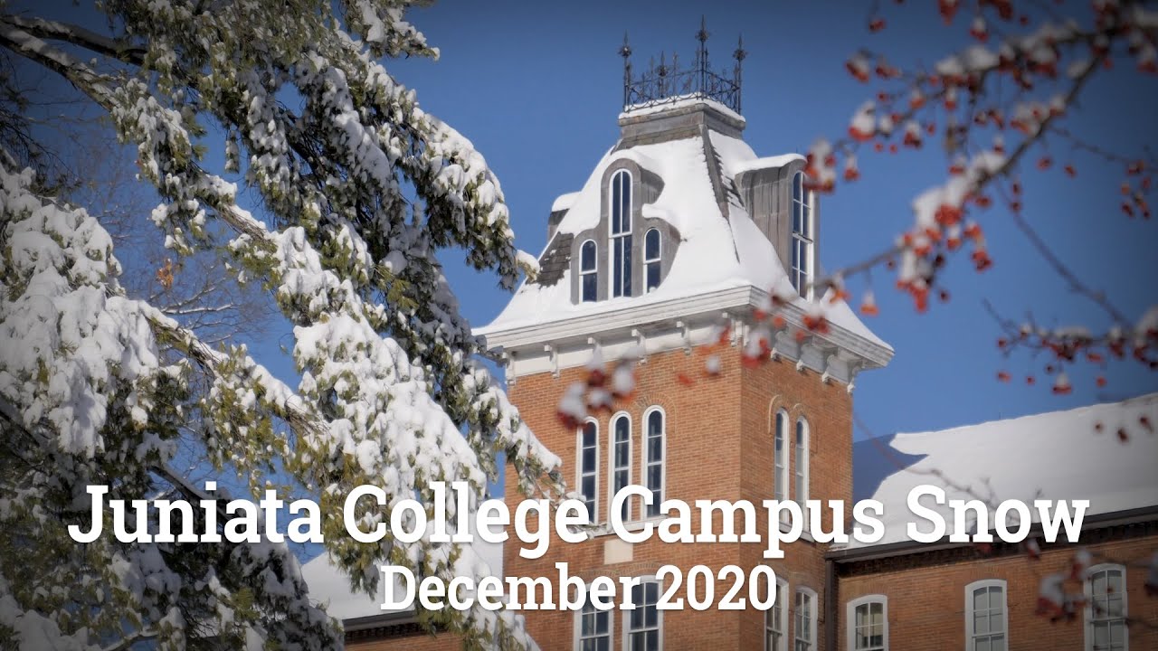 Juniata College (Huntingdon, PA) Campus Snow - December 2020