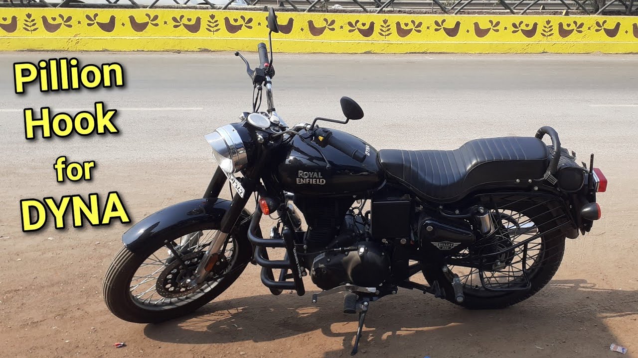 Pillion Hook For Bullet | Passenger Crab Handle + Bag Hook | Royal Enfield Bullet Pillion Hook