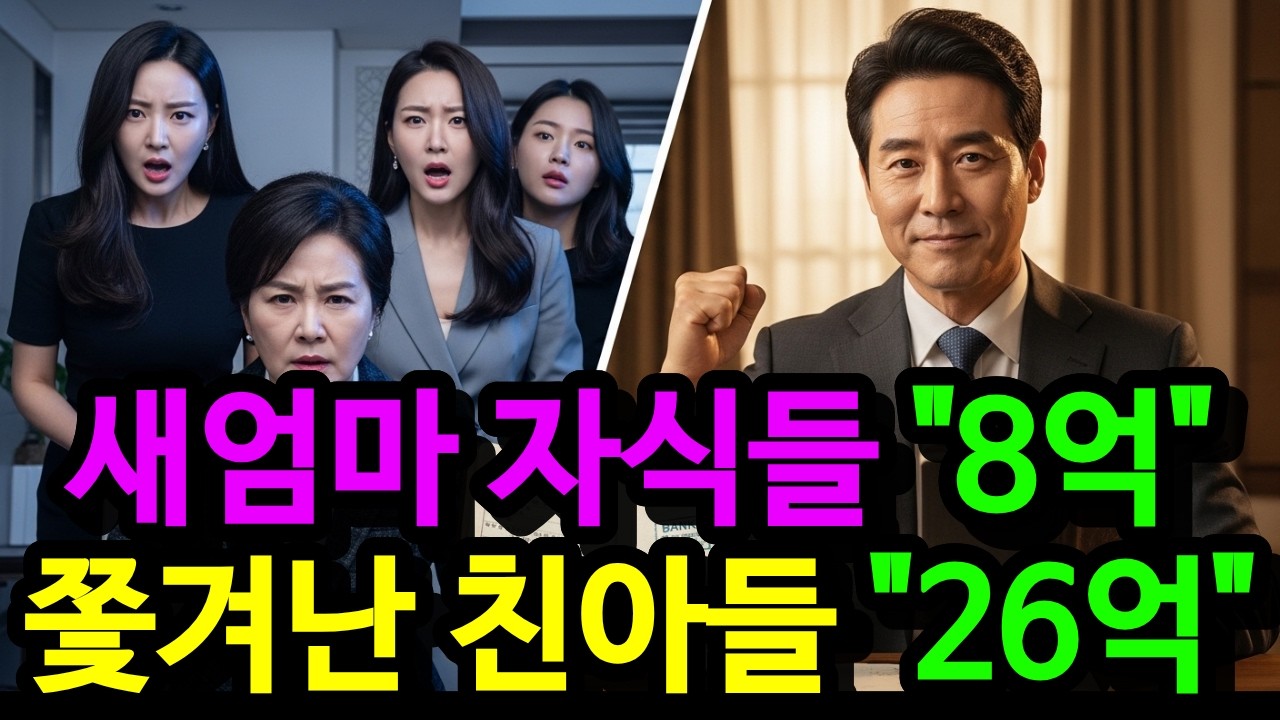 새엄마 자식들 20억 vs 쫓겨난 친아들 0원? | 아버지 금고에서 발견된 비밀 통장
