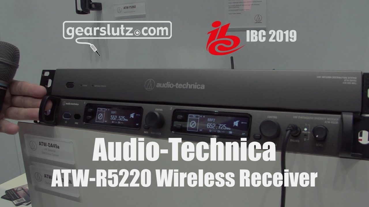 Audio-Technica ATW-R5220 Wireless Receiver - Gearslutz @ IBC 2019