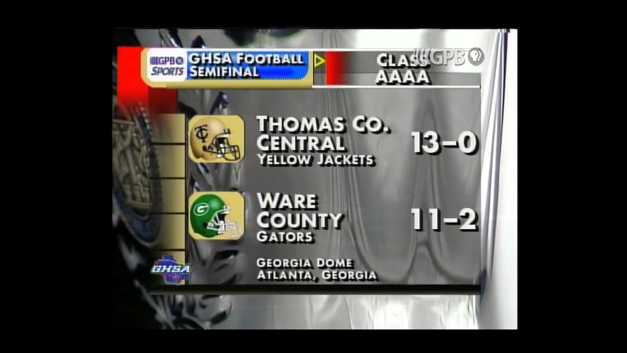 2007 4A Semifinal: Ware County vs. Thomas County Central