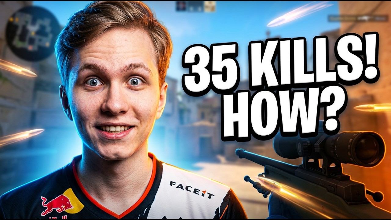 m0nesy 35 Kill Faceit Match ! ეს ბიჭი AK-47 ითაც ისეთივე ცხოველია როგორც AWP თი !