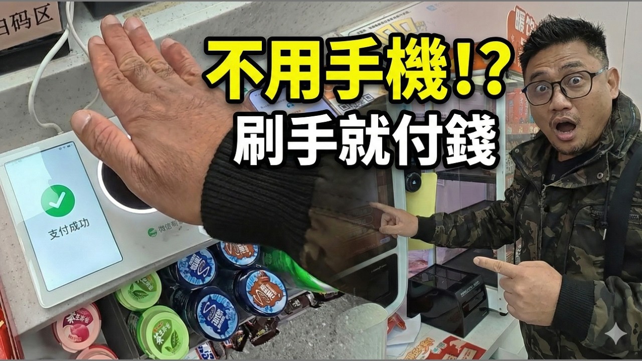 刷手掌就能付錢!! 中國支付黑科技 刷臉也可以付款!!! l 中國深圳自由行 02
