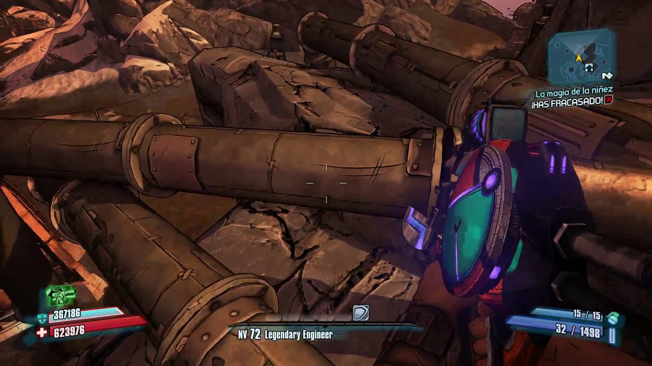Borderlands 2 - 30 Three Horns - Valley - Desafíos y Culto de la Cámara