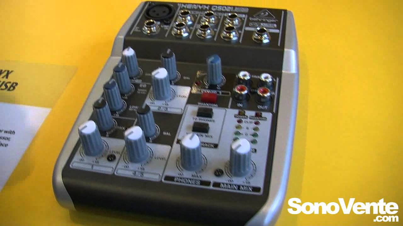 Behringer Xenyx Q502USB - Musikmesse 2012