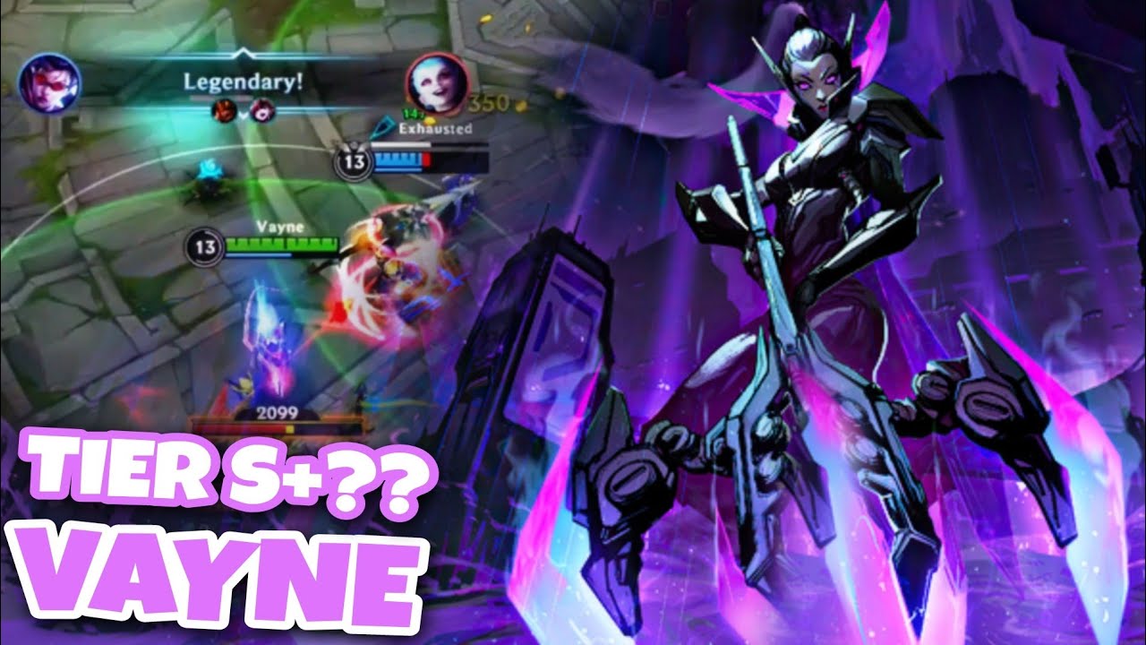 Wild Rift Vayne | VAYNE STILL BROKEN IN PATCH 3.4 ?? | GAMEPLAY |BUILD & RUNES |#vayne #wildrift