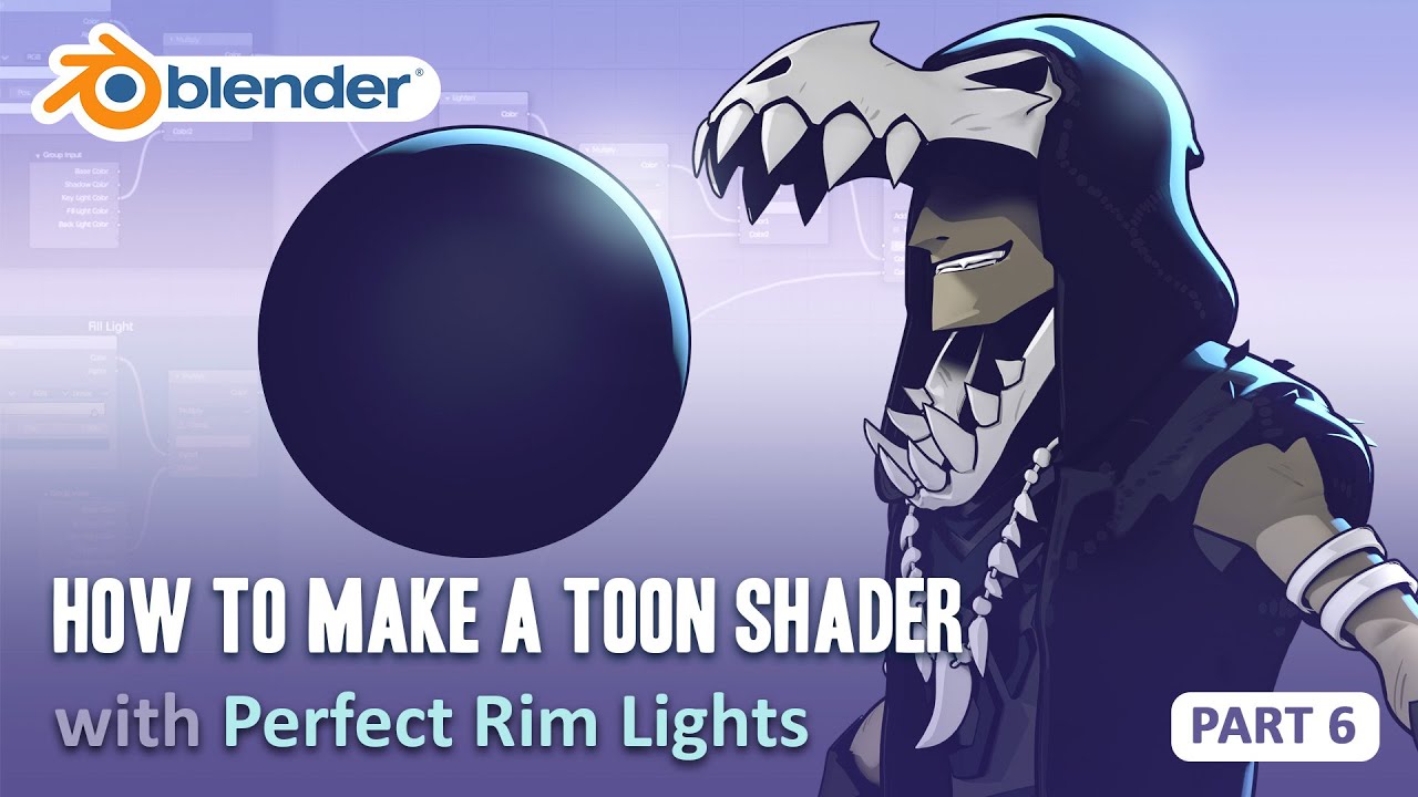Toon Shader Tutorial - Part 6 - How to Get Perfect Rim Lights (Blender 2.8/EEVEE)