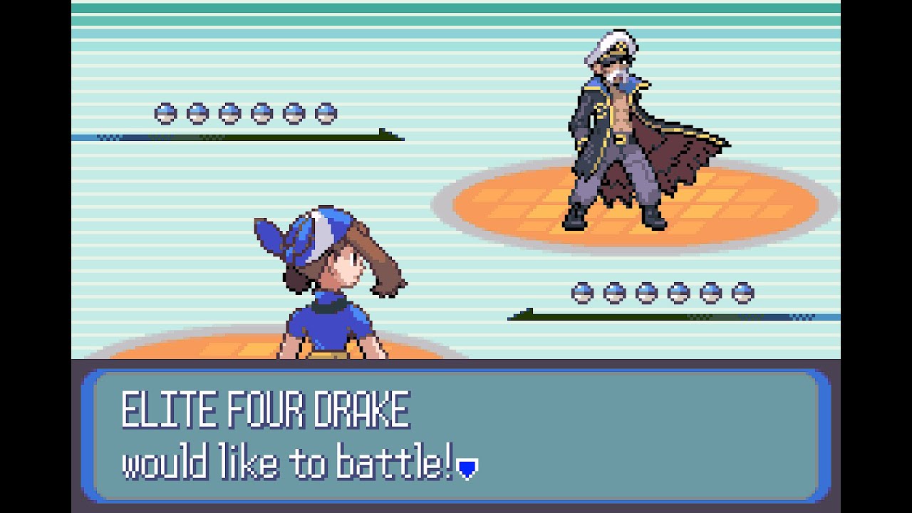 Pokemon Royal Sapphire &bull; Elite Four Drake - Sky Pillar [Rematch]