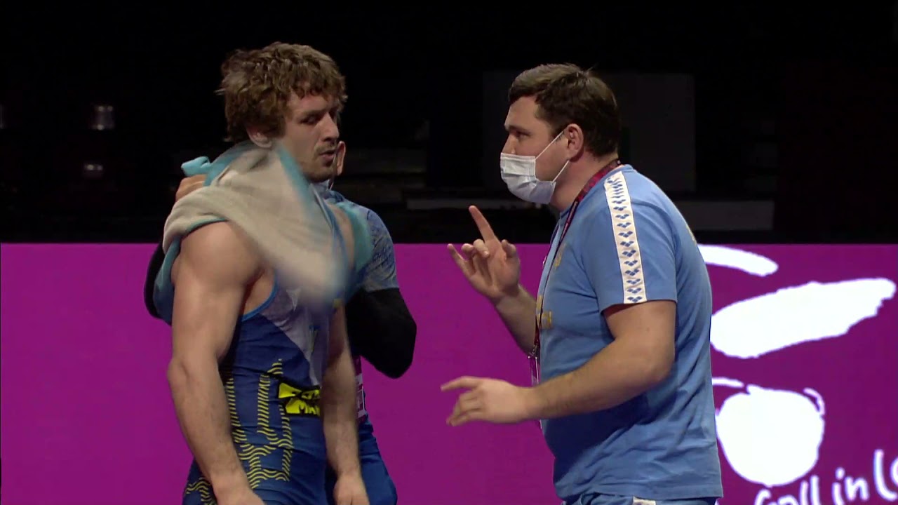 BRONZE GR - 77 kg: S. SULEYMANOV (AZE) v. D. PYSHKOV (UKR)