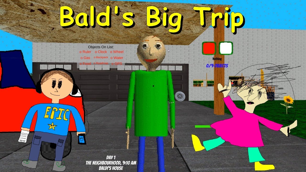 Baldi's Big Trip (prototype version) - Baldi's Basics Fangame