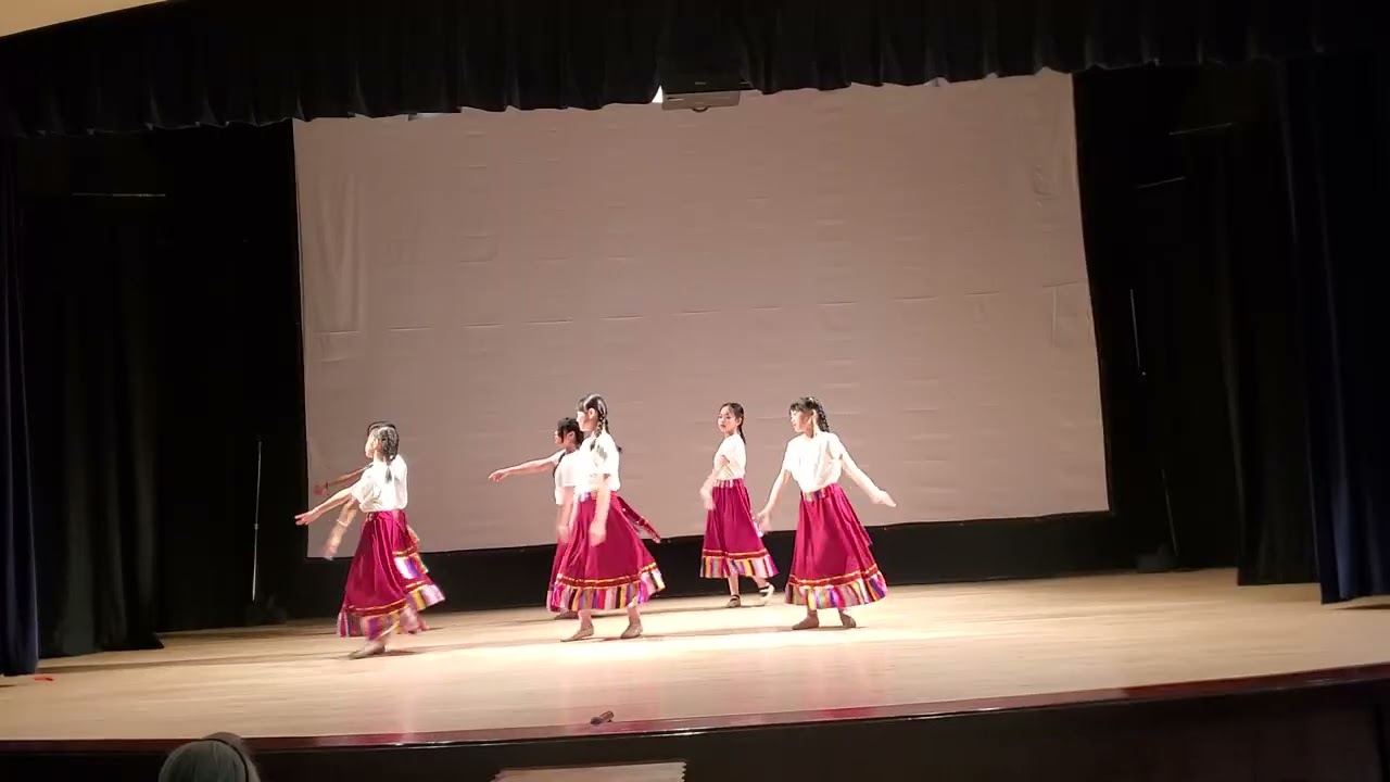 洁白哈达(屋倫嘎嘎自学舞蹈课堂新年表演dance)
