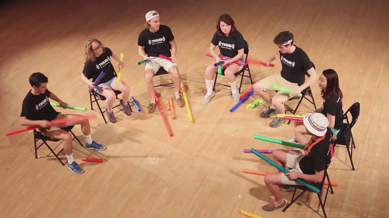 Here Comes the Sun, Walking on Sunshine, and Sweet Child O' Mine on Boomwhackers! (Spring 2016)