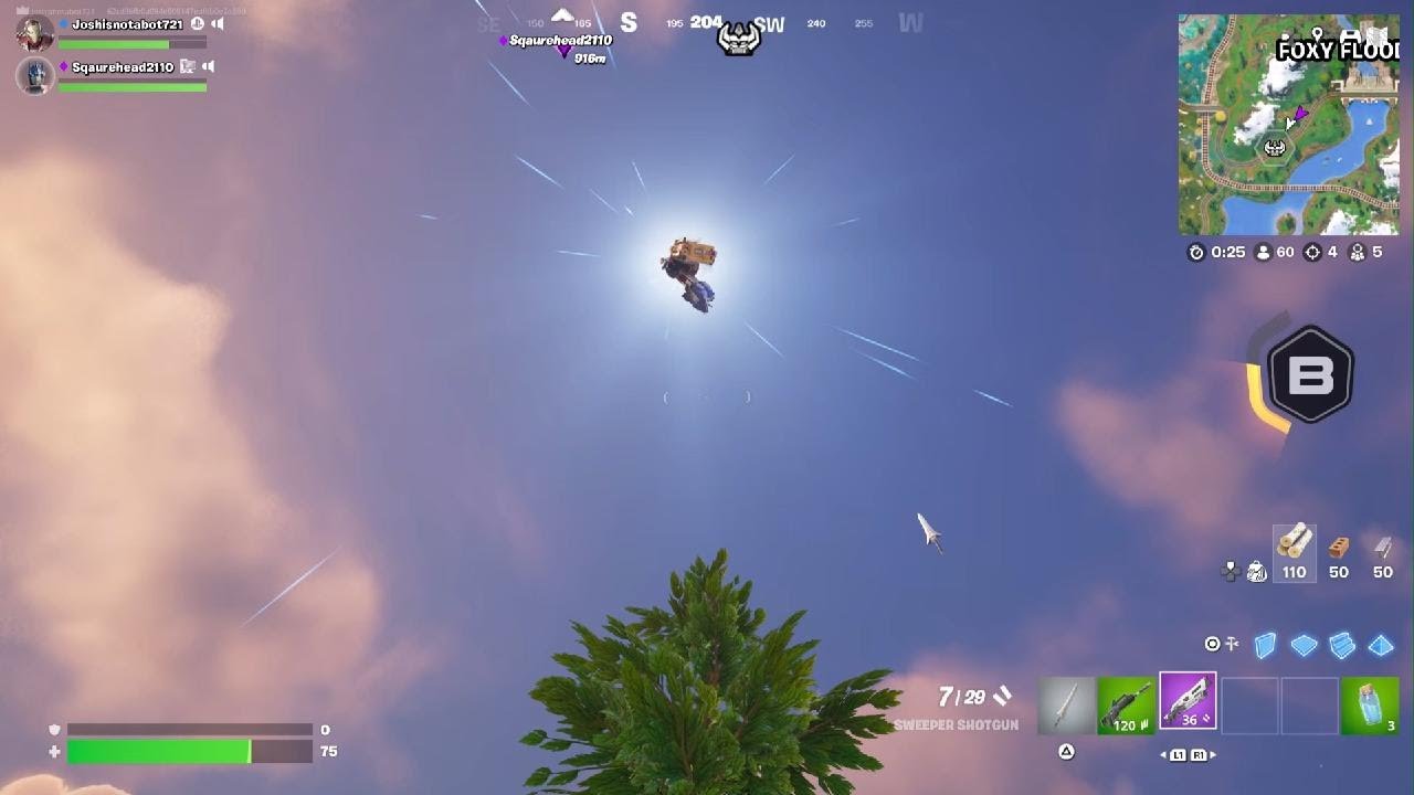 Fortnite Full Megazord Boss Gameplay (No Commentary)