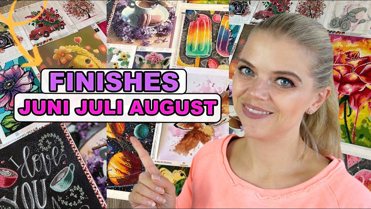 DIAMOND PAINTING FINISHES JUNI JULI AUGUST 😍