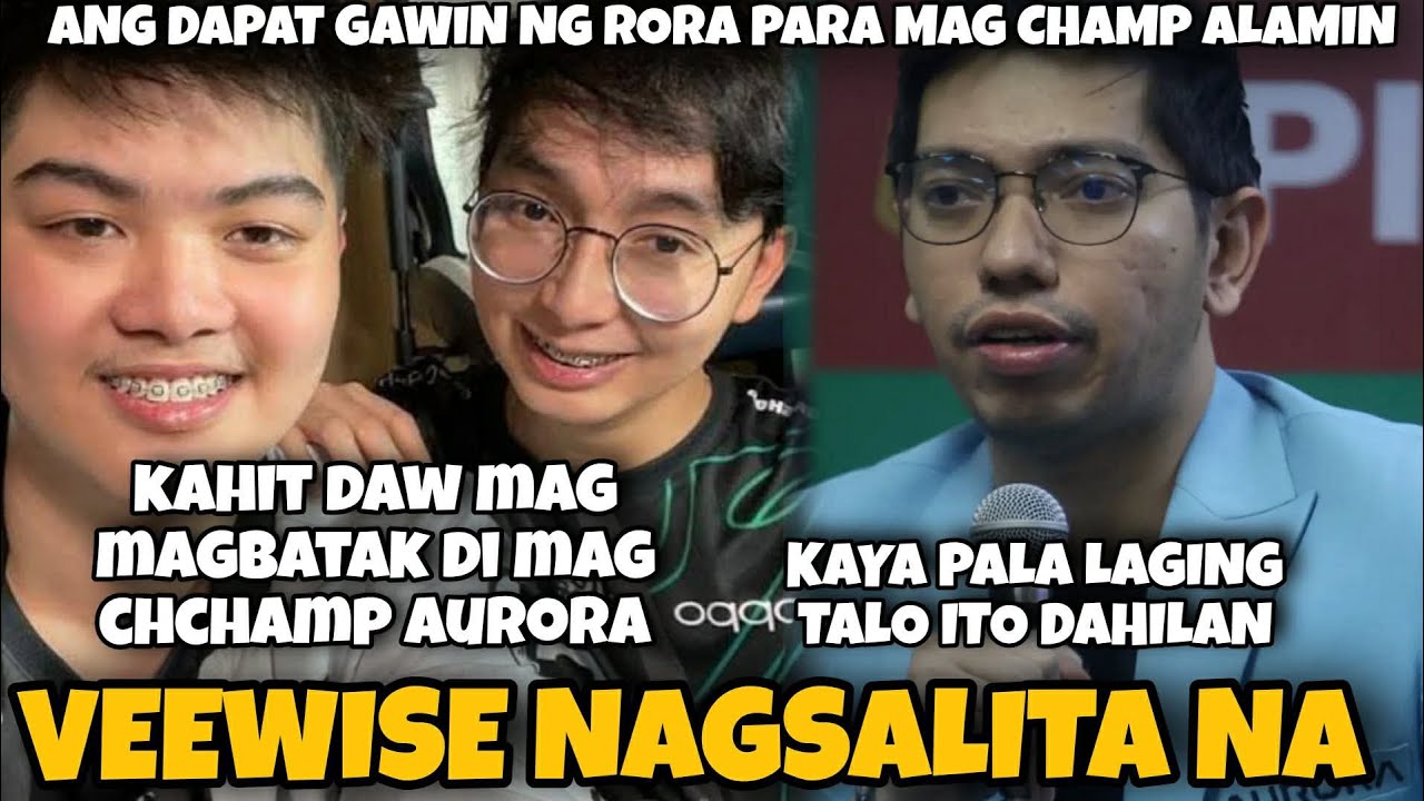 VEEWISE NAGSALITA NA BAT LAGING TALO AURORA. ITO PALA DAPAT NILANG GAWIN ALAMIN!